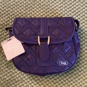 Luv Signature Collection Concord Purple Swing Mini Crossbody Bag